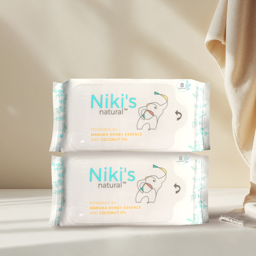 Niki's Pocket Wipes - 4x8 Sheets 10 boxes